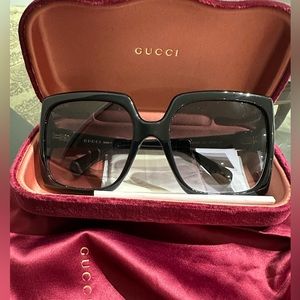 Black Authentic Gucci Sunglasses